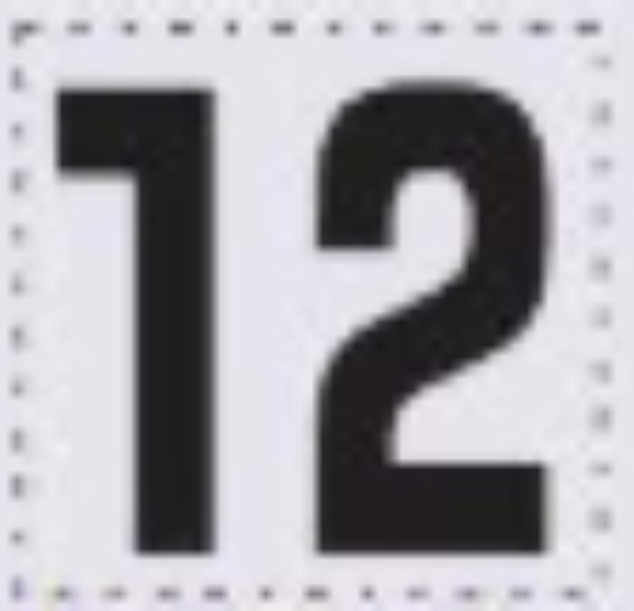 sk-561用 切り文字シール「12」 tks-sk-561-12