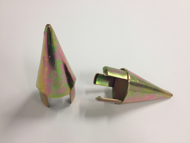 単管打込キャップ　スチール　先端