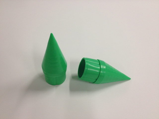 単管打込キャップ　先端　樹脂
