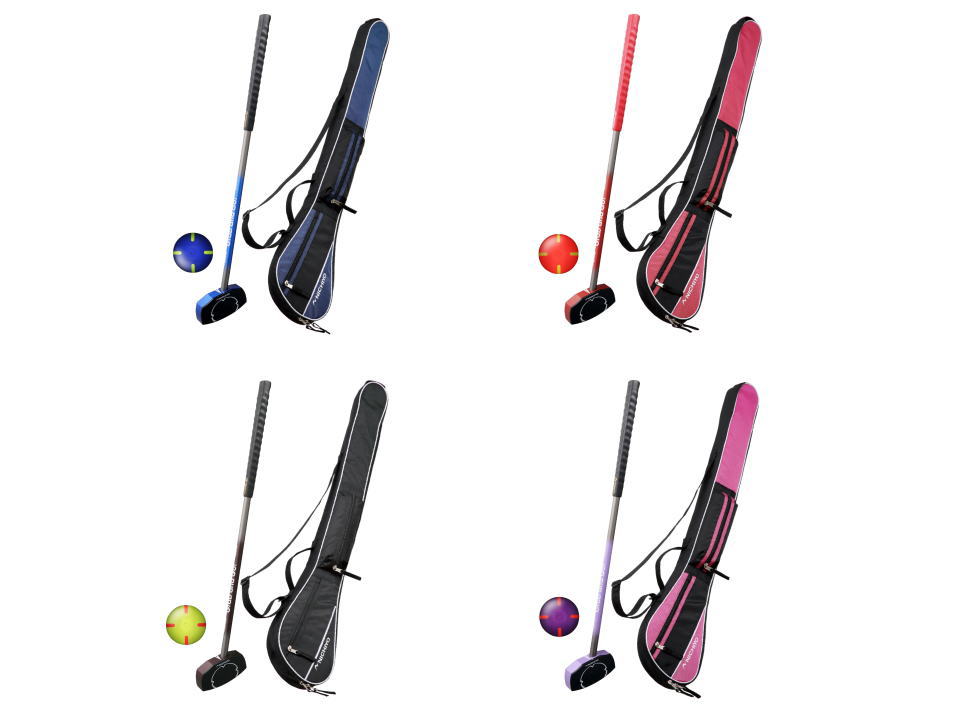 スタンダードクラブセット　グラウンゴルフクラブとボールとケースの3点セット　ニチヨー