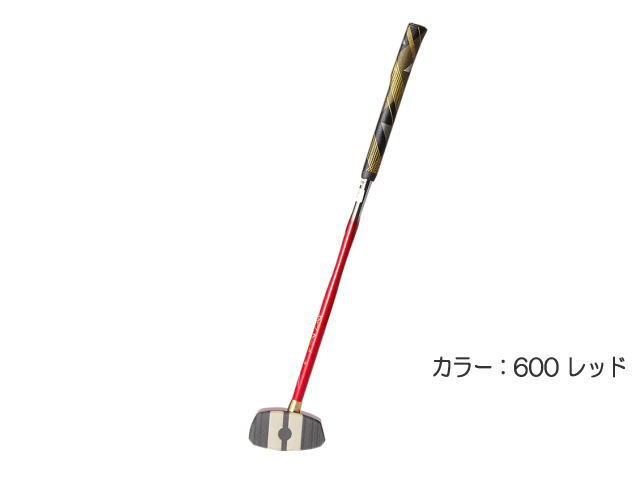 カラーレッド色、グラウンド・ゴルフクラブ前面イメージ