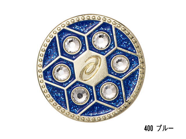 ジュエルマーカー カラーブルー  アシックス 品番3283A101 グラウンド・ゴルフ用マーカー