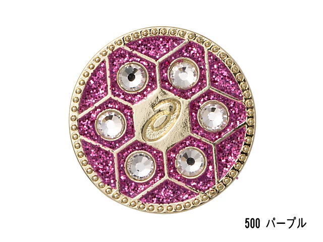 ジュエルマーカー カラーパープル  アシックス 品番3283A101 グラウンド・ゴルフ用マーカー