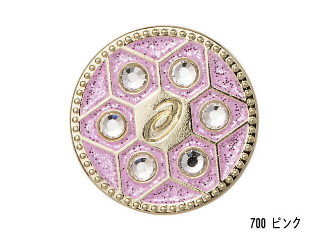 ジュエルマーカー カラーピンク  アシックス 品番3283A101 グラウンド・ゴルフ用マーカー