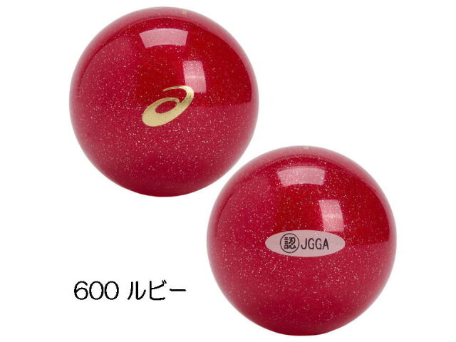 グラウンドゴルフボール ダイレクトコントロール ルビー  アシックス3283A275-600