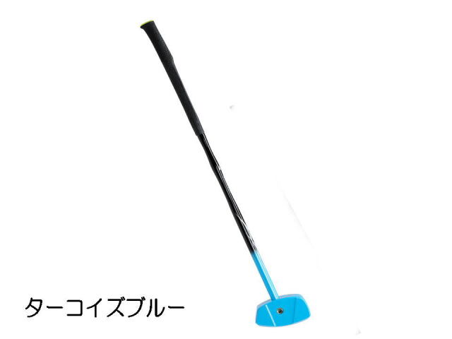 アシックス グラウンドゴルフクラブ ストロングショット３ターコイズブルー3283A277-401　スレンダーシャフト
