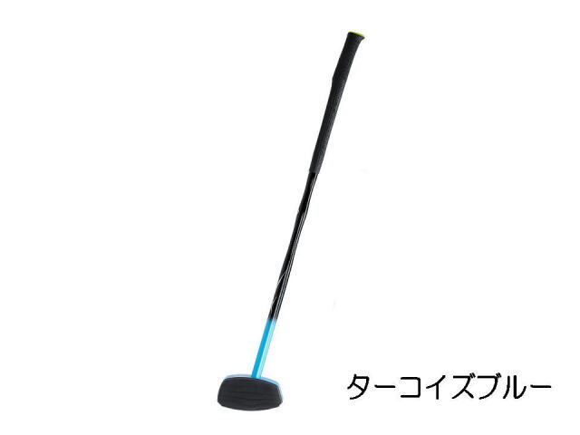 アシックス グラウンドゴルフクラブ ストロングショット３ターコイズブルー3283A277-401　スレンダーシャフト