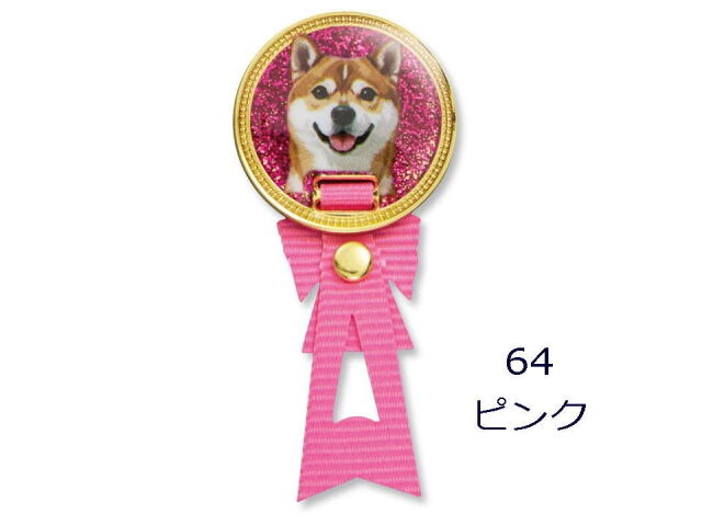 カラーピンク　柴犬