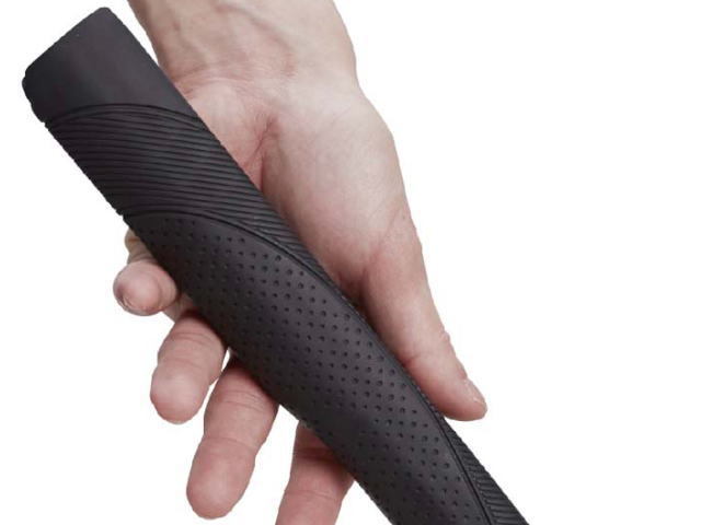 交換用マーカーホルダー付きグリップの握りイメージ　ハタチ BH6231