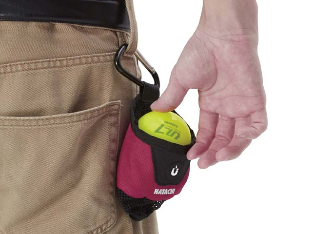 マグネットボールポーチ (ハタチ / BH7906 / グラウンド･ゴルフ パークゴルフポーチ）