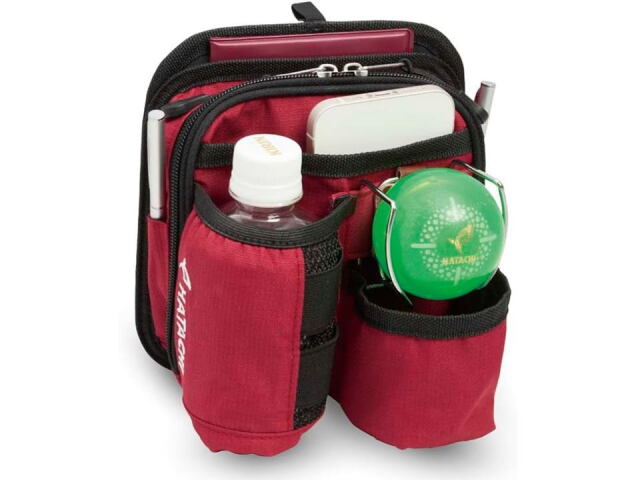 別売りのボールホルダーを装着し、ﾎﾞｰﾙを収納もできます