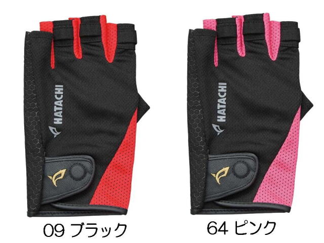 全指切手袋　２カラー　ブラックとピンク　左手首にマーカー装着できる磁石付