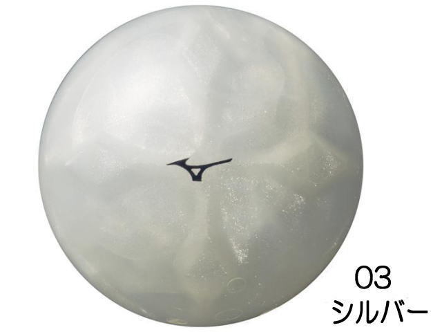 クロスショットDクリア シルバー ミズノ C3JBP81303 パークゴルフボール