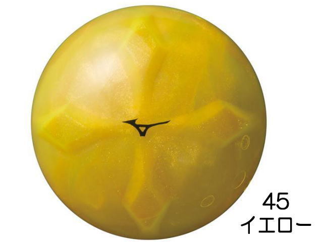 クロスショットDクリア イエローミズノ C3JBP81345 パークゴルフボール
