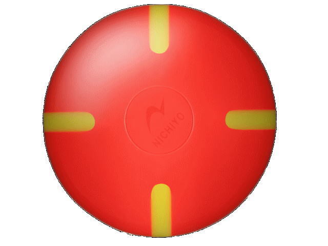 ニチヨー　ストライクボール　カラー記号RY レッド×イエロー