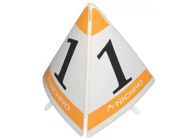 三角表示板　大　番号1番　ニチヨー　GSL4-S