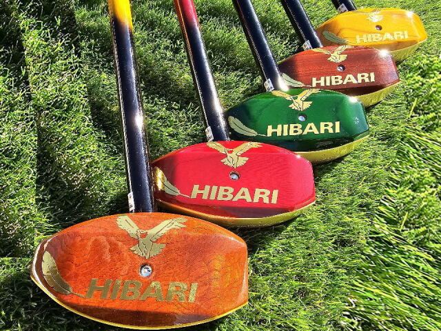 ひばりクラブゴールドモデルのカラーバリエーション イエロー,グリーン,ブラウン,レッド