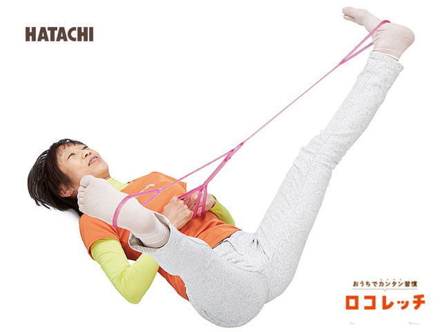 ロコレッチチューブ ももの内側強化運動イメージ