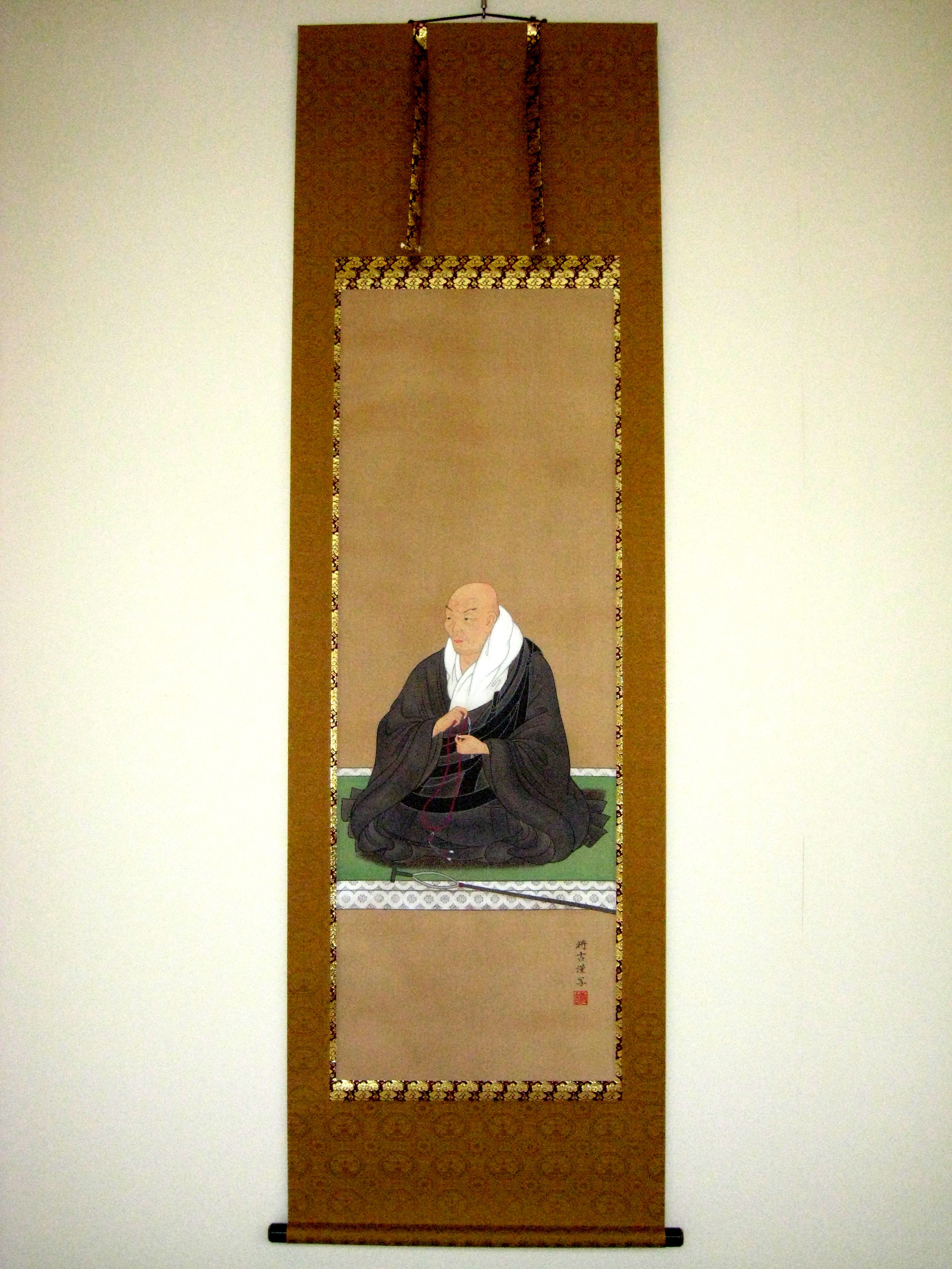 掛け軸　親鸞聖人御影◆佐々将吉