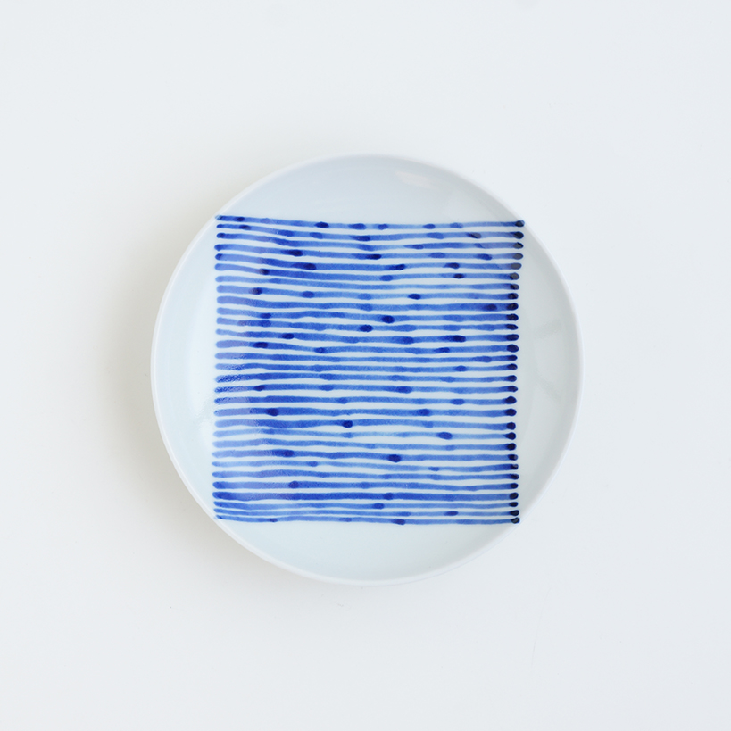 波佐見焼 一誠陶器 藍らいん 和皿
