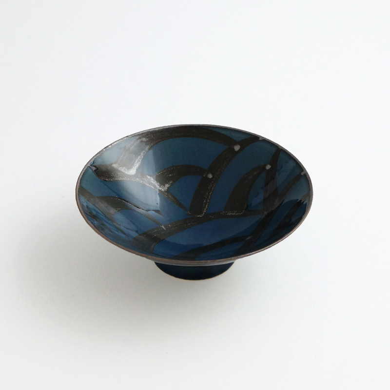 ルリ青海波HIRA碗