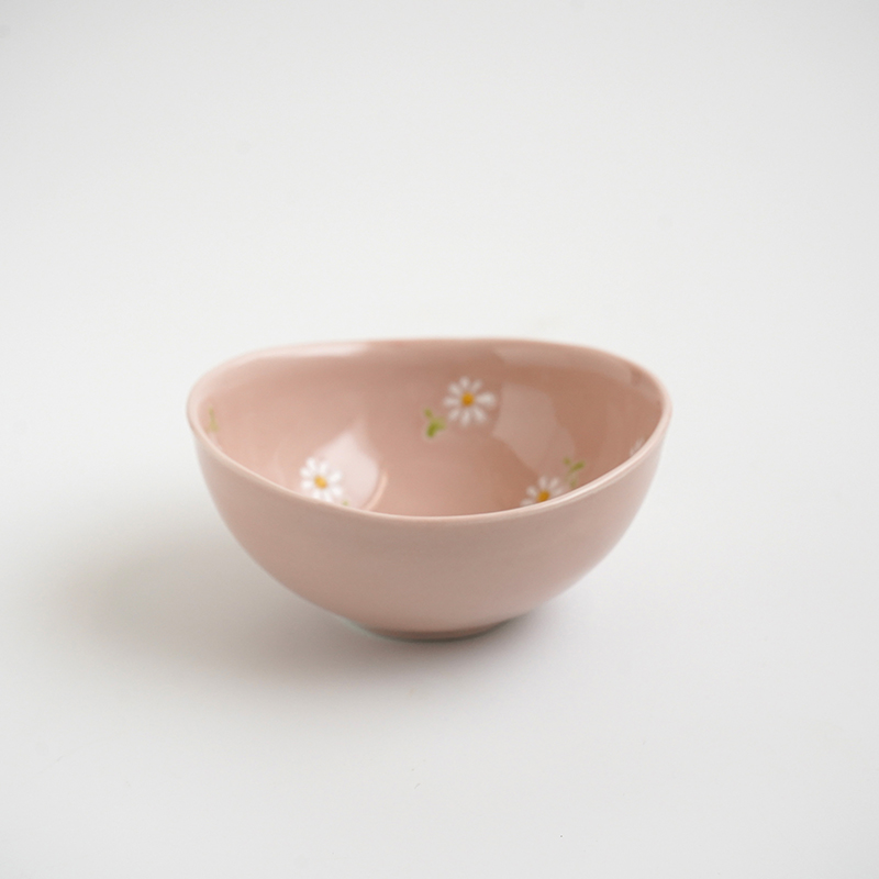 波佐見焼 福峰窯 こはる おうちボウル(中)(ピンク)