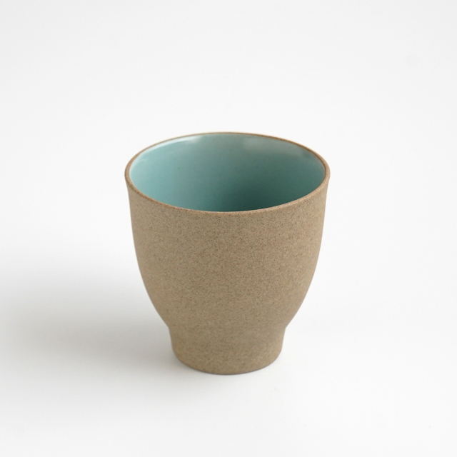 波佐見焼 福峰窯 カラービスク 湯呑(水色)