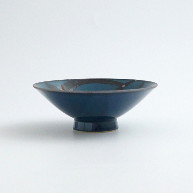 ルリ青海波HIRA碗
