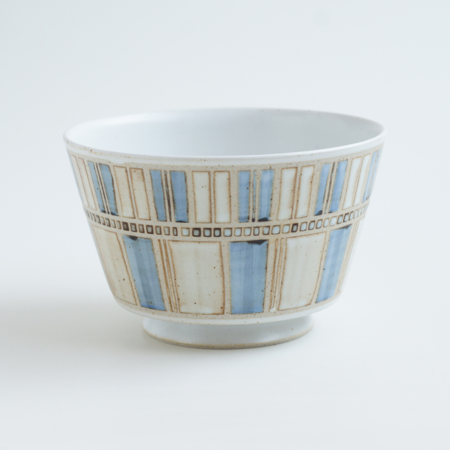 波佐見焼 一誠陶器 タイルアート【tile art】イージー小丼（青）