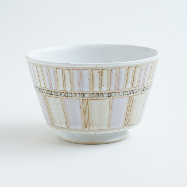 波佐見焼 一誠陶器 タイルアート【tile art】イージー小丼（ピンク）