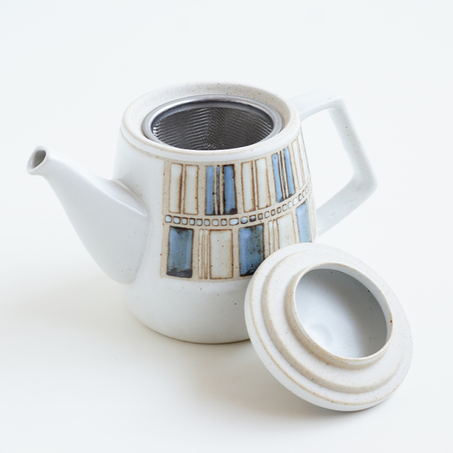 絵　タイルアート　陶器　一点もの 波佐見焼 一誠陶器 タイルアート【tile art】ポット