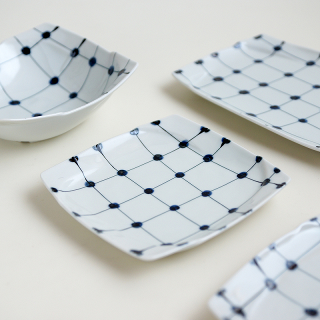 新品 波佐見焼 福峰窯 家型プレート4枚 パーティー かわいい オシャレ