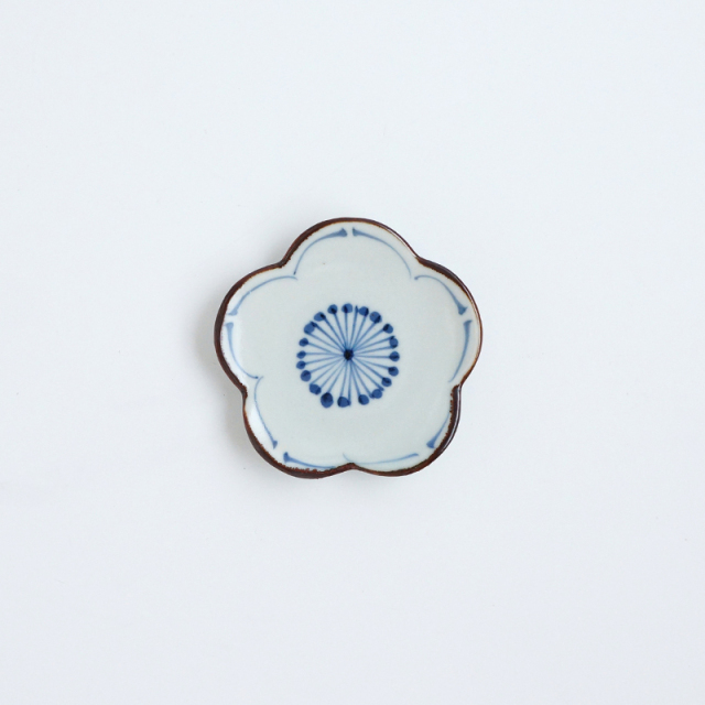 本日まで特価中】空萌工房☆新品☆兎とお花の手描き陶磁器