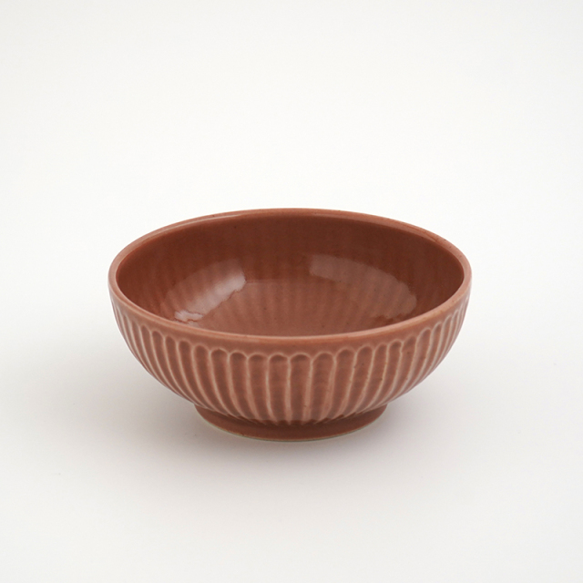 波佐見焼 一誠陶器 浮彫-UKIBORI- 小鉢／赤