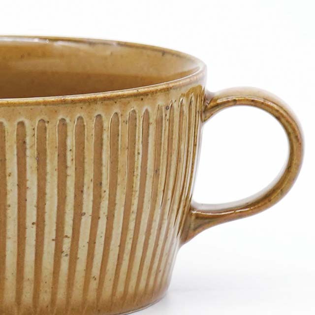 波佐見焼 一誠陶器 浮彫-UKIBORI- スープカップ／茶