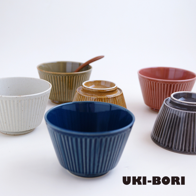 波佐見焼 一誠陶器 浮彫-UKIBORI- ボウル (S) 赤