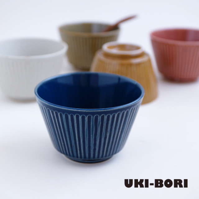 波佐見焼 一誠陶器 浮彫-UKIBORI- ボウル (S) 赤