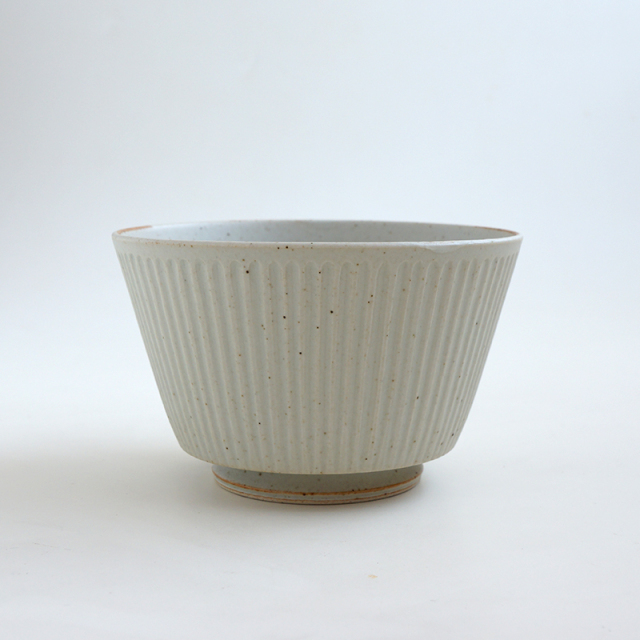 波佐見焼 一誠陶器 浮彫 ボウル グレー