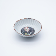 空萌工房 田口紀美子 うさぎガーデン 菊割菱小鉢 白 - 作家