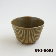 波佐見焼 一誠陶器 浮彫-UKIBORI- ボウル (S) 緑