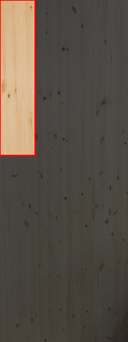 2.5cm厚北欧パイン／長さ 106～110cm／横幅 21～25cm