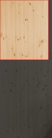 2.5cm厚北欧パイン／長さ 101～105cm／横幅 81～85cm