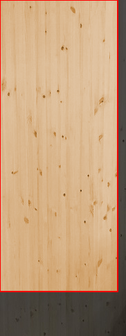 2.5cm厚北欧パイン／長さ 206～210cm／横幅 81～85cm