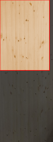 2.5cm厚北欧パイン／長さ 116～120cm／横幅 81～85cm