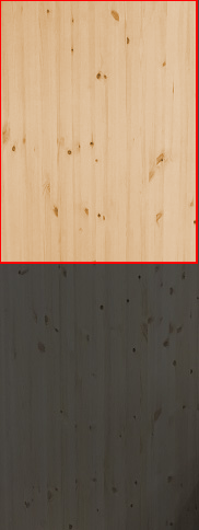 2.5cm厚北欧パイン／長さ 116～120cm／横幅 86～90cm