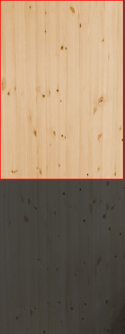 2.5cm厚北欧パイン／長さ 126～130cm／横幅 86～90cm