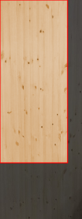 2.5cm厚北欧パイン／長さ 176～180cm／横幅 71～75cm