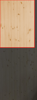2.5cm厚北欧パイン／長さ 111～115cm／横幅 81～85cm