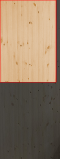 2.5cm厚北欧パイン／長さ 121～125cm／横幅 81～85cm