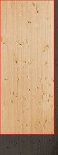 2.5cm厚北欧パイン／長さ 206～210cm／横幅 81～85cm